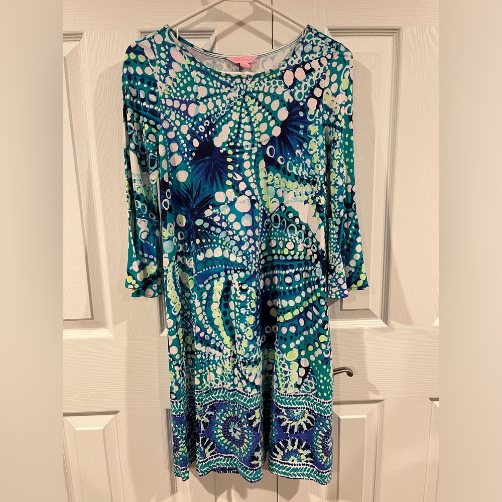 Lily Pulitzer flare sleeve dress